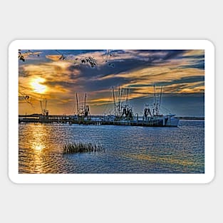 Shrimp Boats Sticker